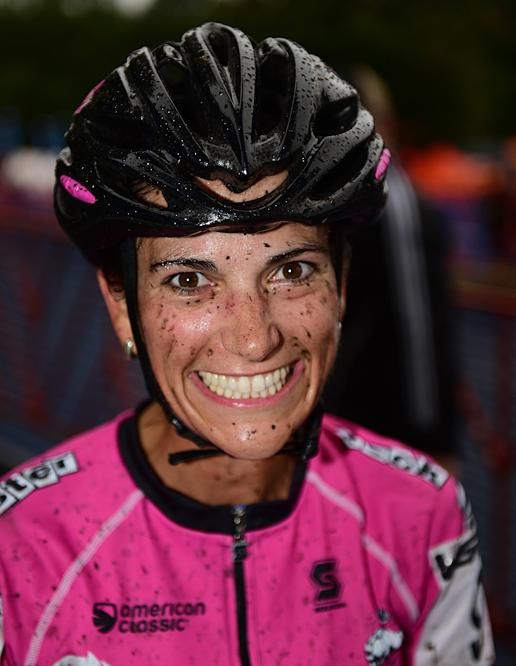 Courtenay McFadden (GE Capital) seemed quite happy with her race