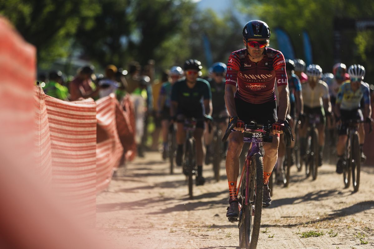 Peter Stetina took part in his own event and finished 10th in 35+ category
