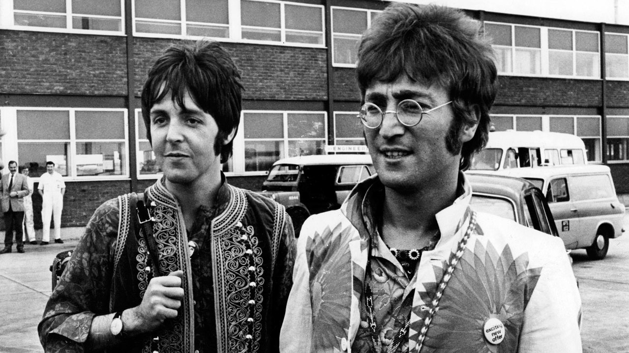 Paul McCartney and John Lennon in the 60s