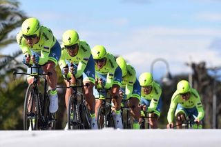 Tinkoff in the team time trial in Tirreno-Adriatico