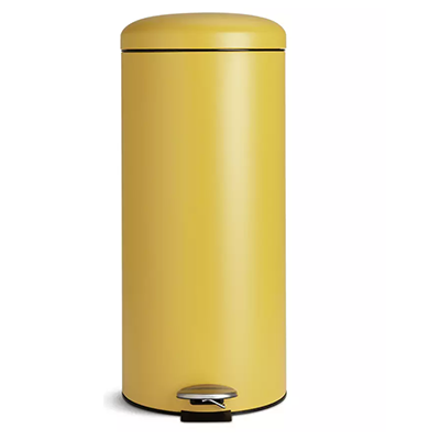 Mustard yellow kitchen bin