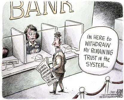 Editorial cartoon World Banks