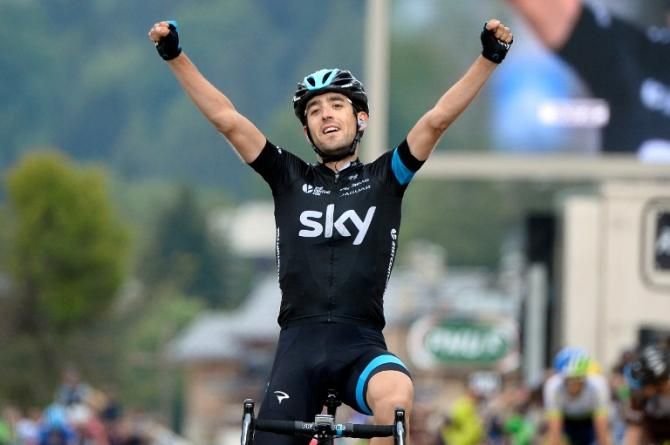 Mikel Nieve (Team Sky) wins the final stage of the Dauphine