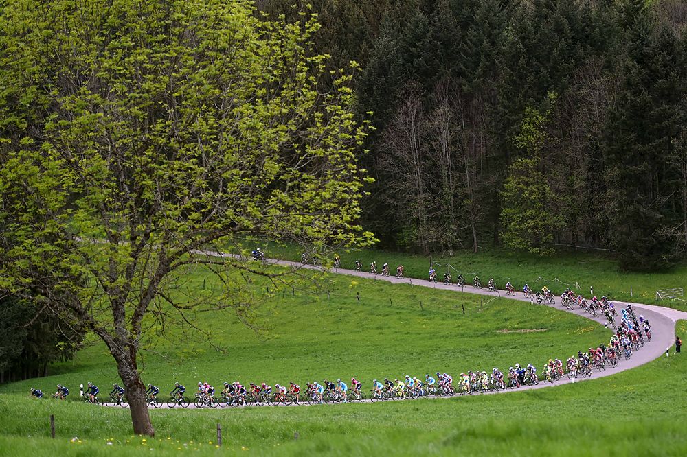 Beautiful scenery at the Tour de Romandie