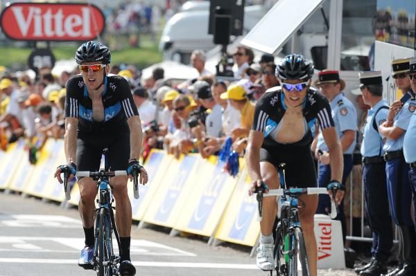 Thomas Lovkvist and Bradley Wiggins (Team Sky) paid a price for the pace their own team set on the Ramaz