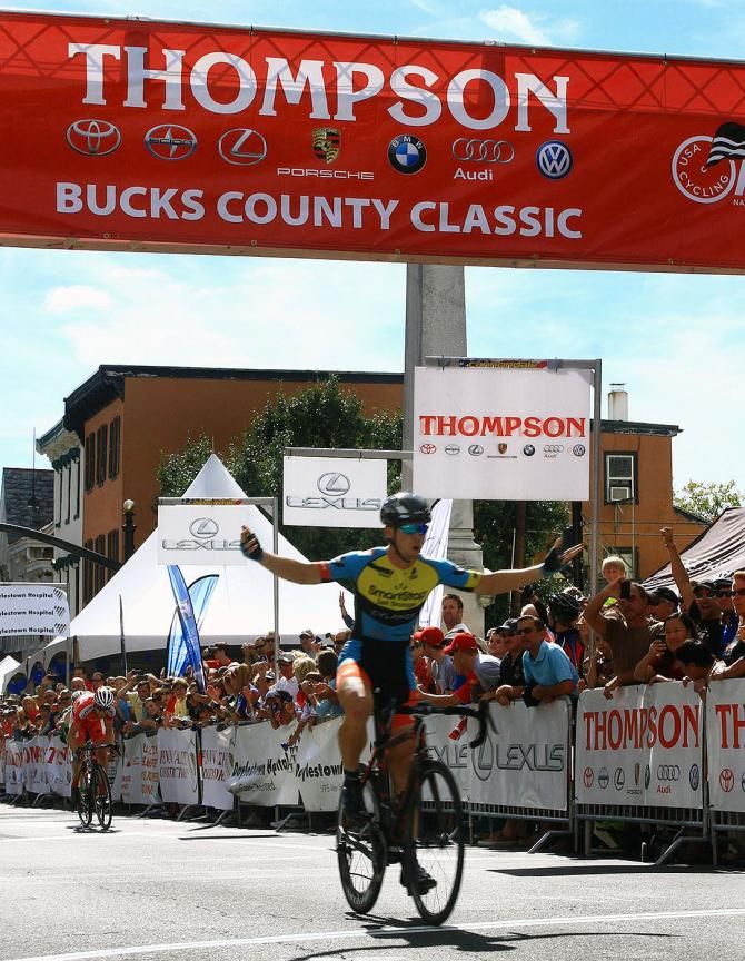 Shane Kline (Team SmartStop Pro Cycling) takes the win