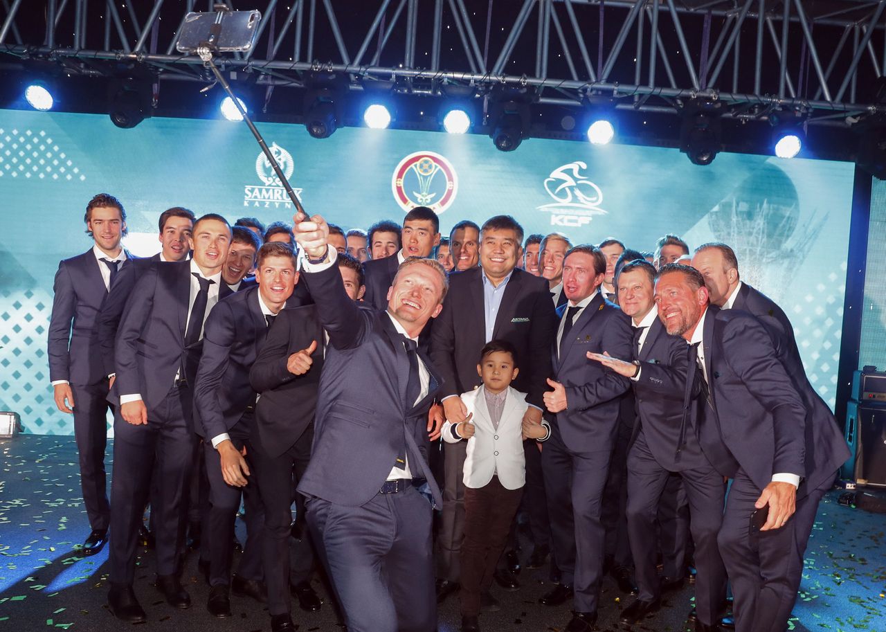 The 2018 Astana team presentation