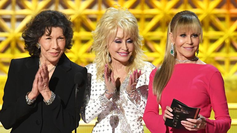 Dolly Parton's cameo has been seven seasons in the making for Grace and Frankie fans 