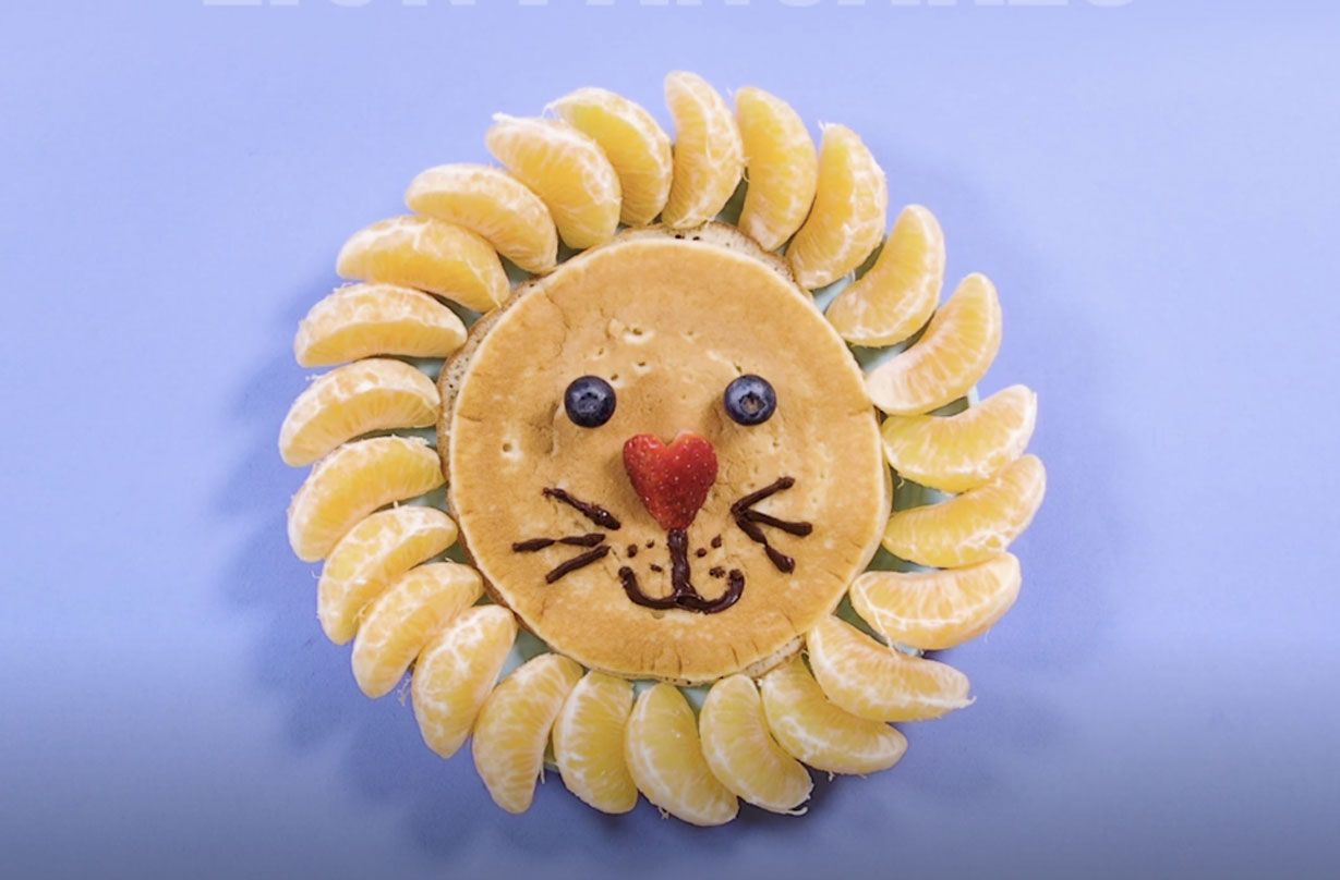 Lion pancakes