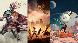 Avowed, Grounded 2 and The Outer Worlds 2 key art side by side