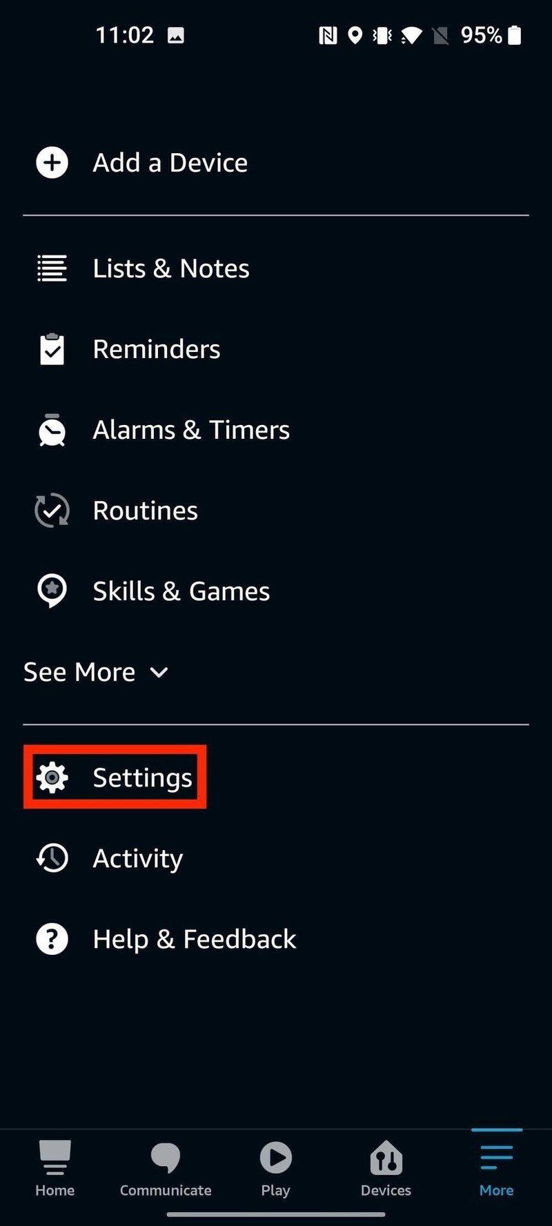 How to to enable Alexa's adaptive volume feature on an Echo device