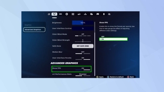 How to see frames per second (FPS) in games on Xbox Series X|S