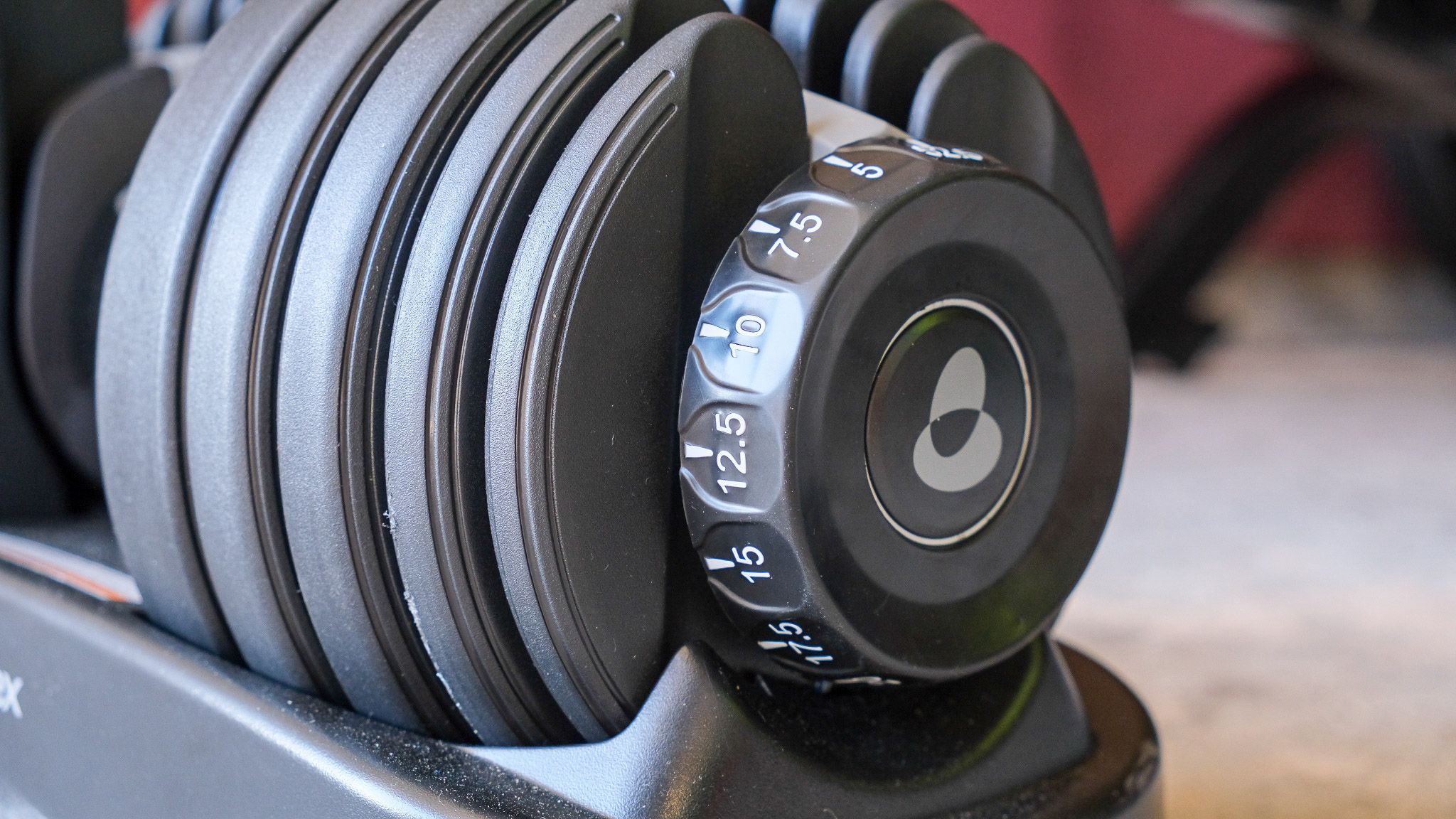 Bowflex SelectTech 552i (2025) on garage floor