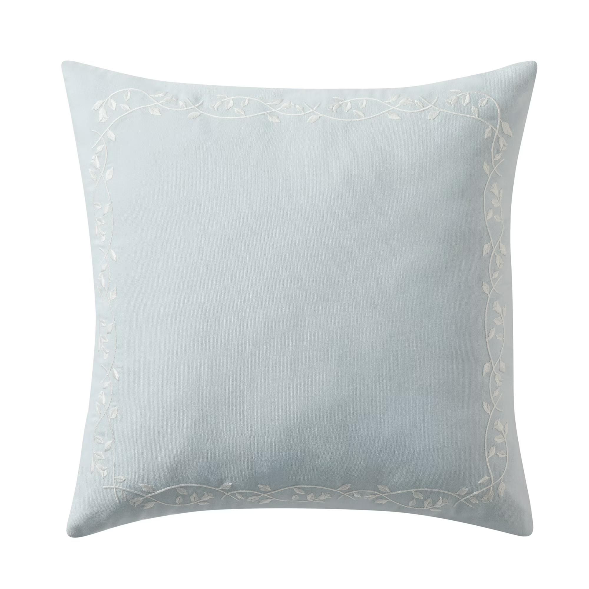a blue pillow