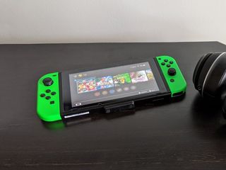 How to use Bluetooth headphones with a Nintendo Switch via the USB-C port: turn your switch on, the gulikit won't work if it is off or in standby mode