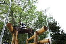 Lauren Shannon and Zero Flight at Burghley Horse Trials 2011