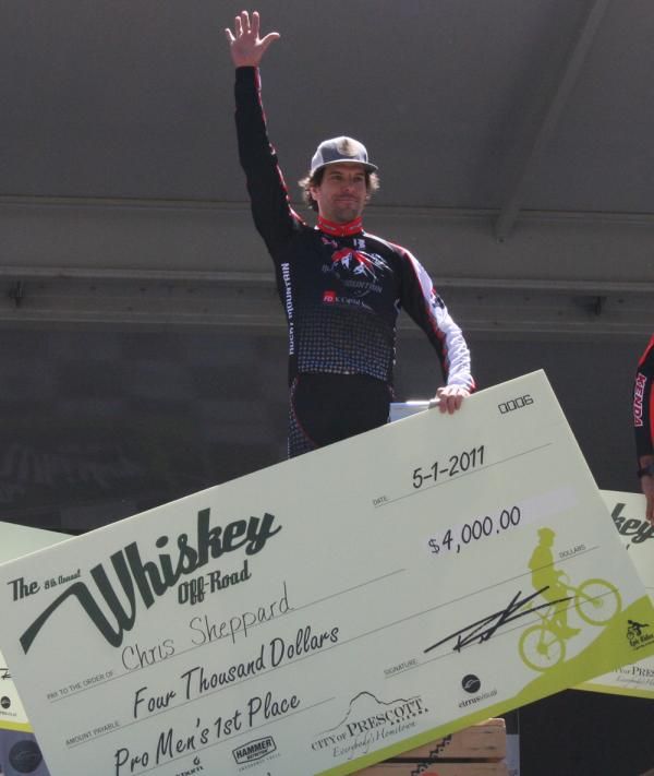 Chris Sheppard (Rocky Mountain Bicycles) doubled up on the prize money