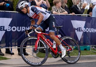 Trek-Segafredo’s Richie Porte at the 2020 Cadel Evans Great Ocean Road Race