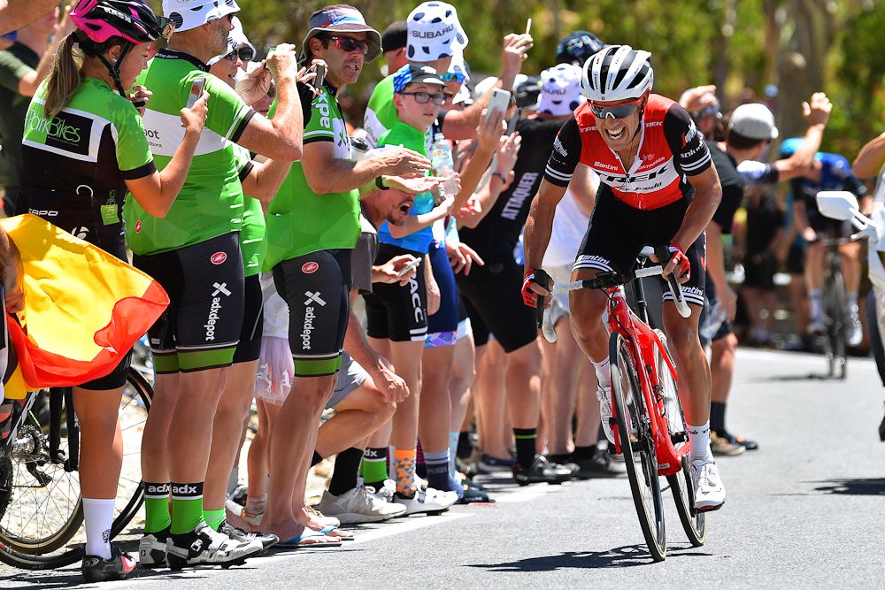 Richie Porte attacks on Willunga Hill