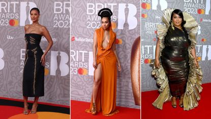 lizzo brit awards red carpet