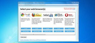 Web Browser Ballot