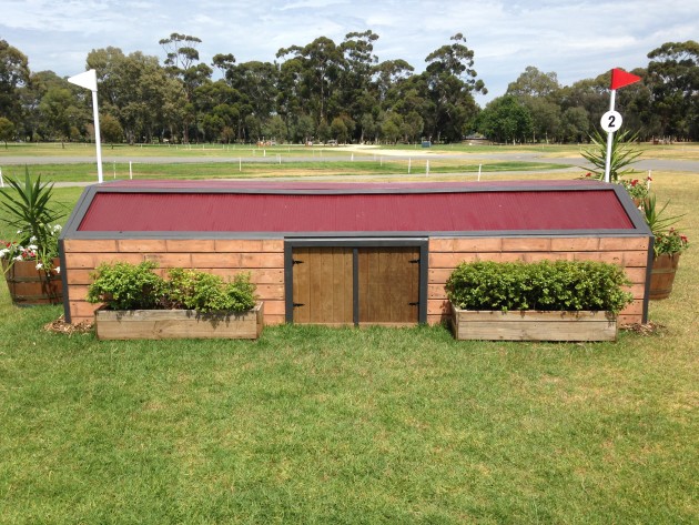 Cross country adelaide horse trails 2014: fence 2