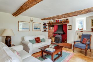 living room in 17th century thatched cottage