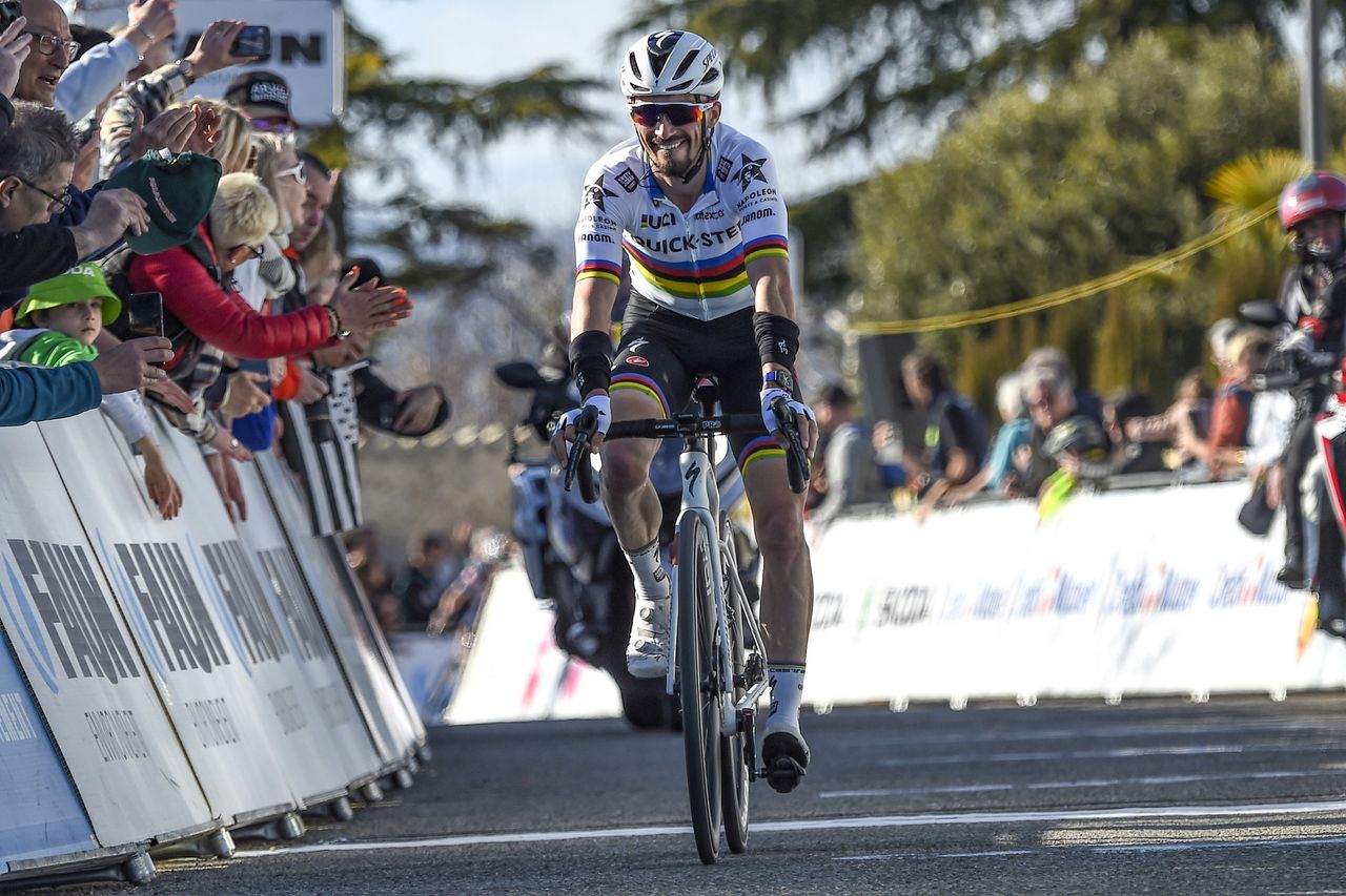 Drome Classic 2022 - 10th Edition - Etoile sur Rhone - Etoile sur Rhone 191,5 km - 27/02/2022 - Julian Alaphilippe (FRA - Quick-Step Alpha Vinyl Team) - photo Tommaso Pelagalli/SprintCyclingAgency&Acirc;&copy;2022