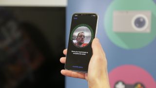Face ID on the iPhone X