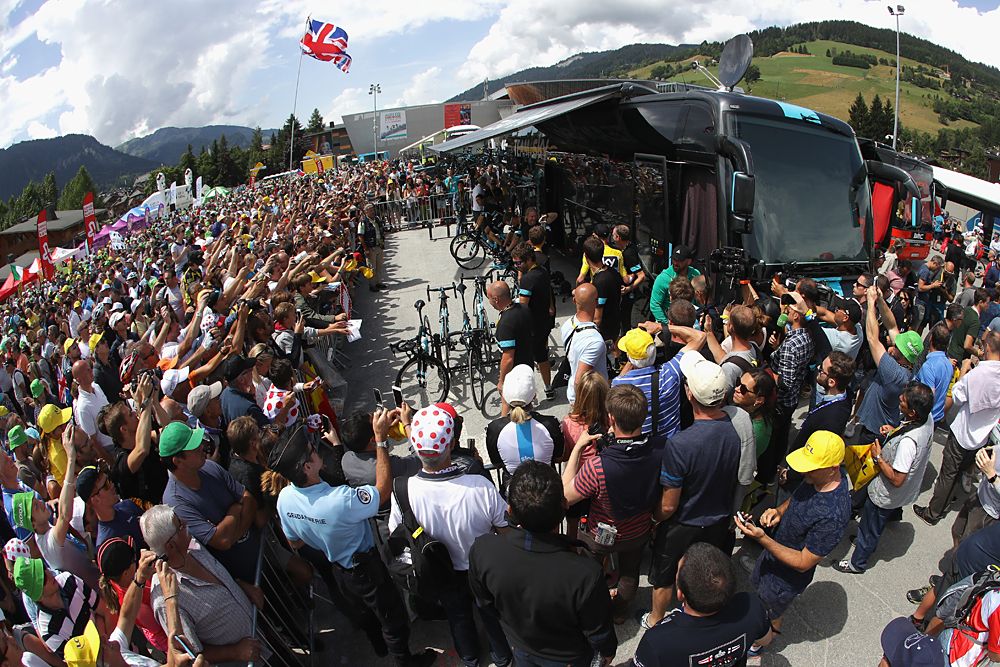 The crowds were out for stage 20 at the Tour de France