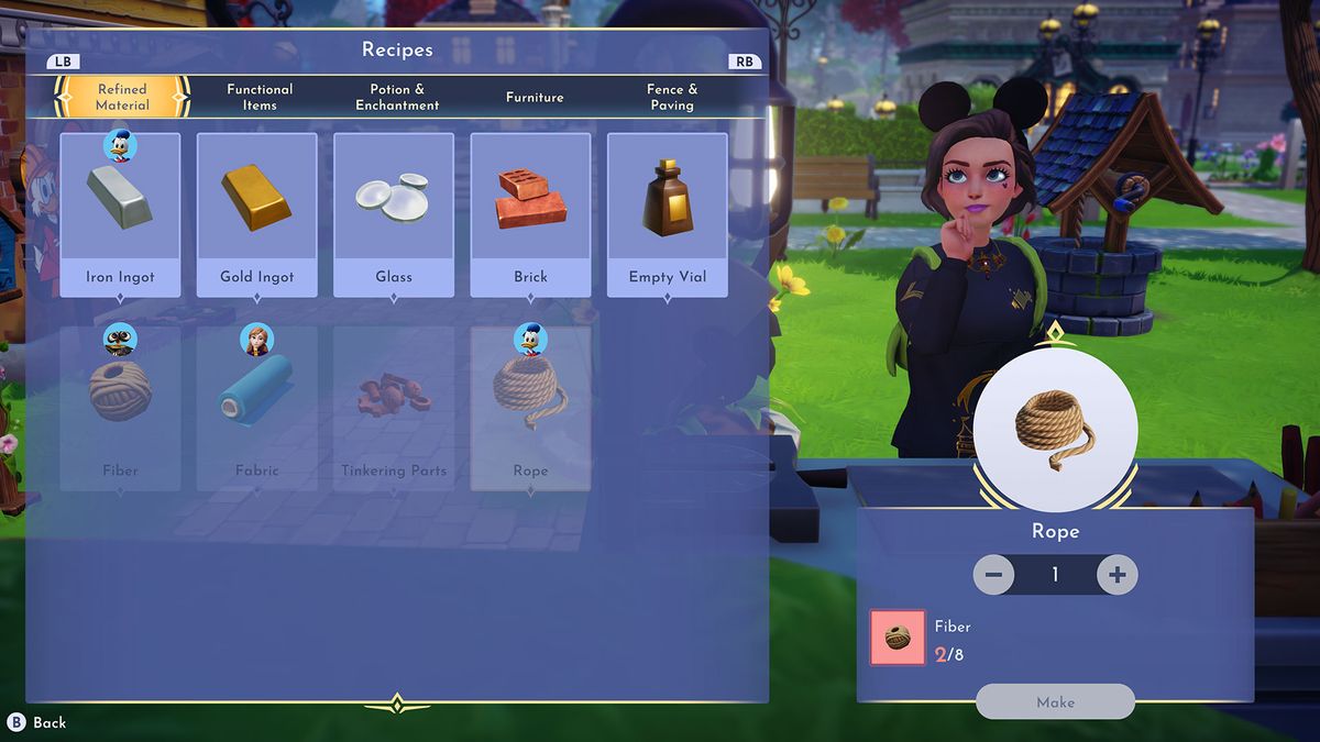 How to get seaweed in Disney Dreamlight Valley to make fiber and rope