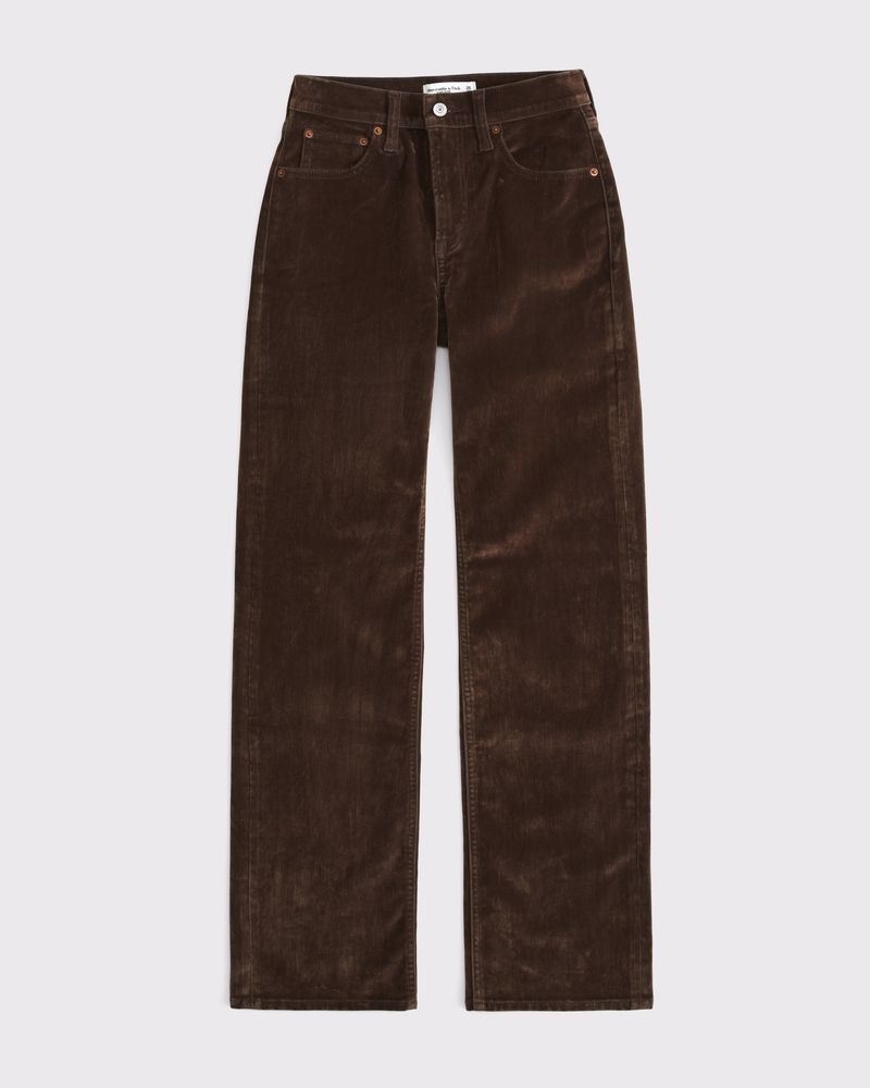 Curve Love High Rise 90s Relaxed Flocked Jean