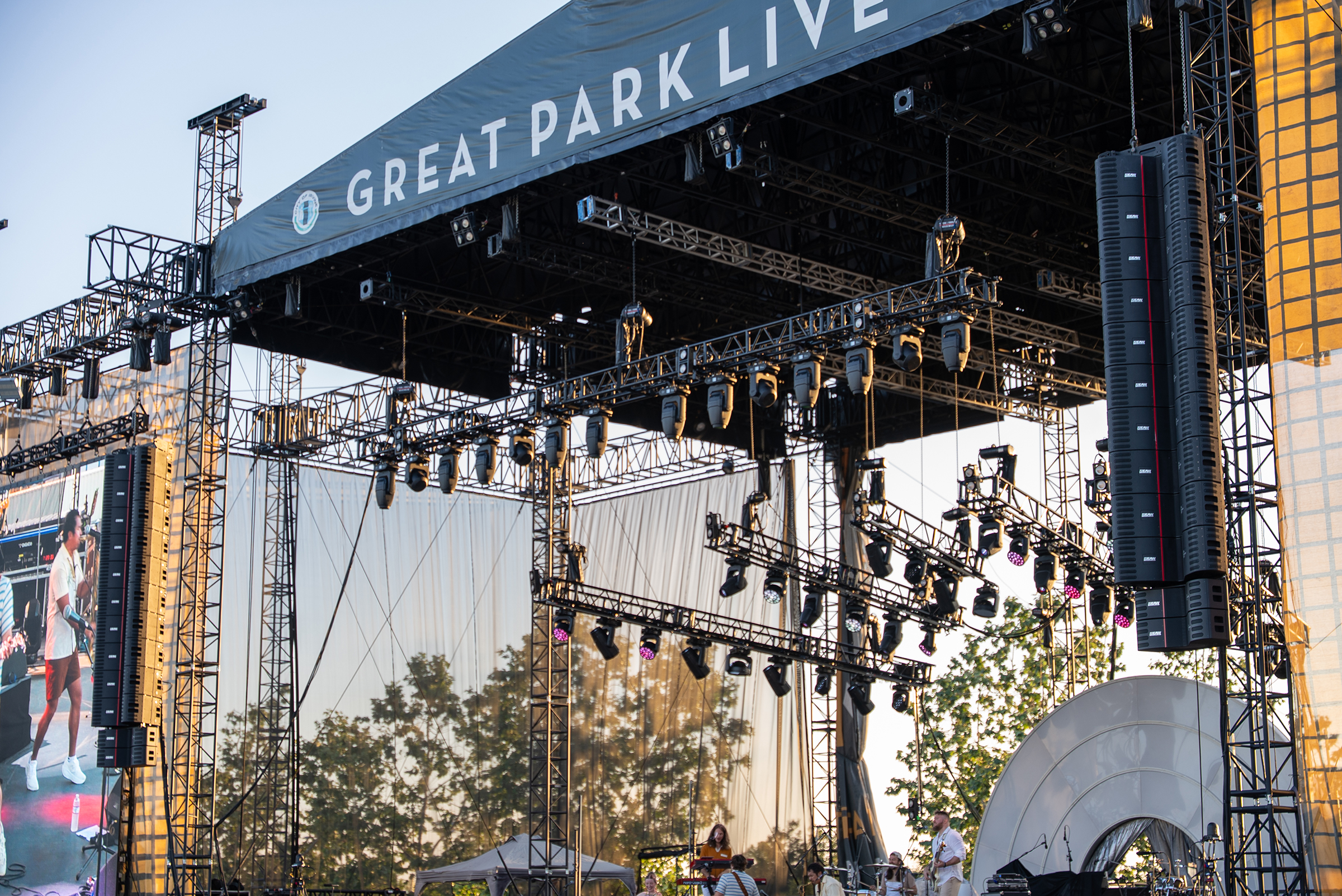 Great Live Park rocking out with a new sound system.