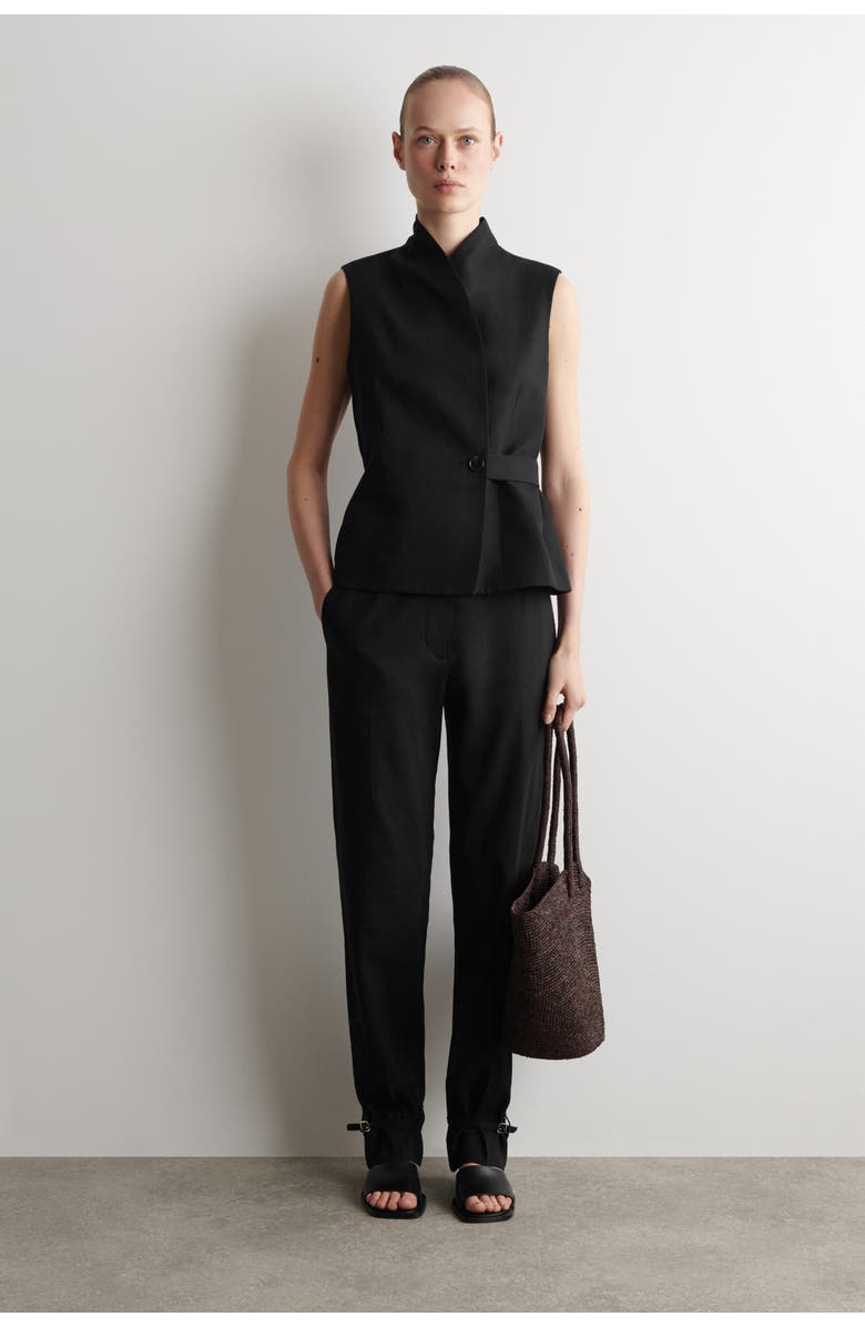 Hand-Woven Market Tote - Straw