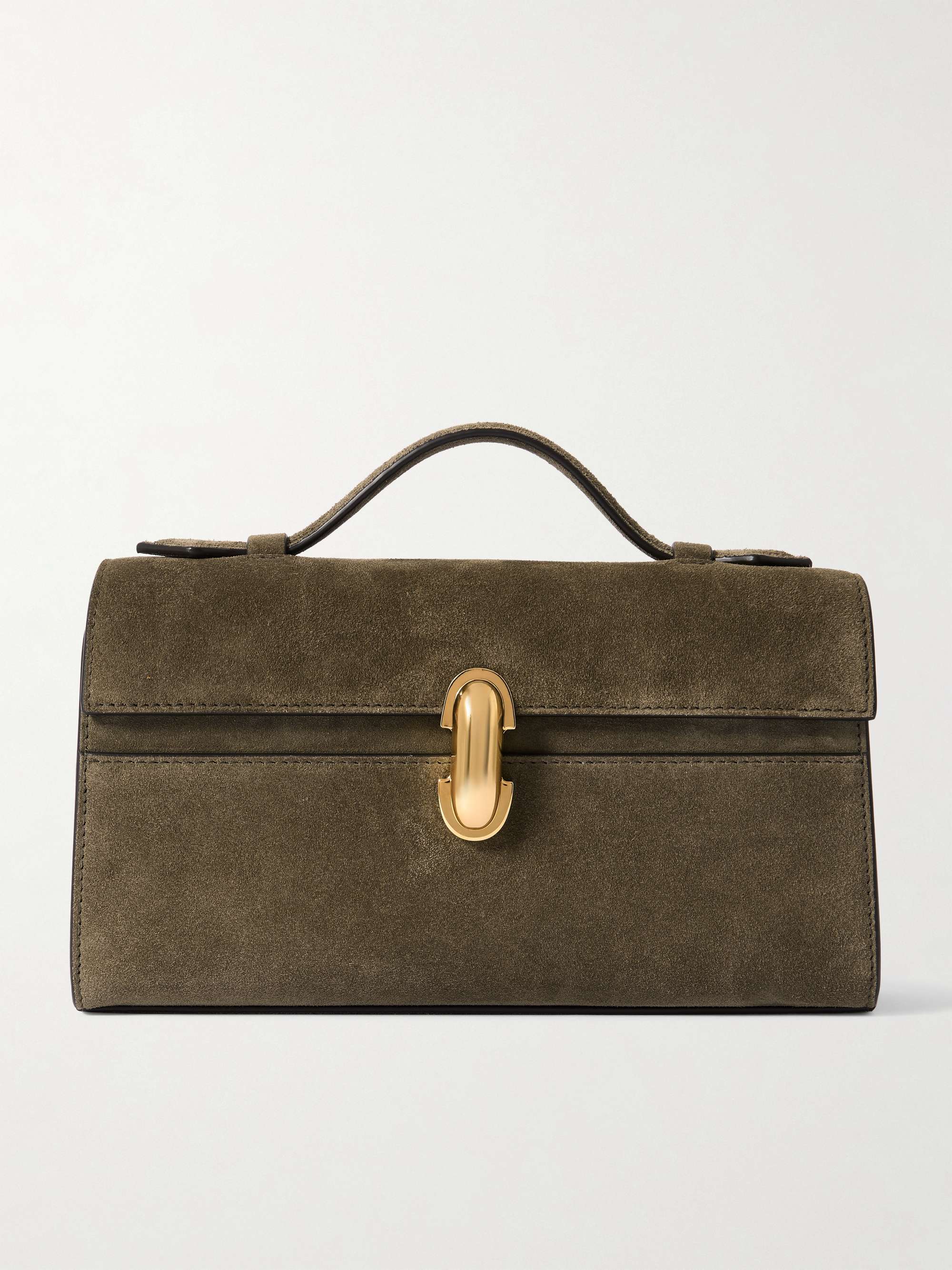 Symmetry Pochette Suede Tote