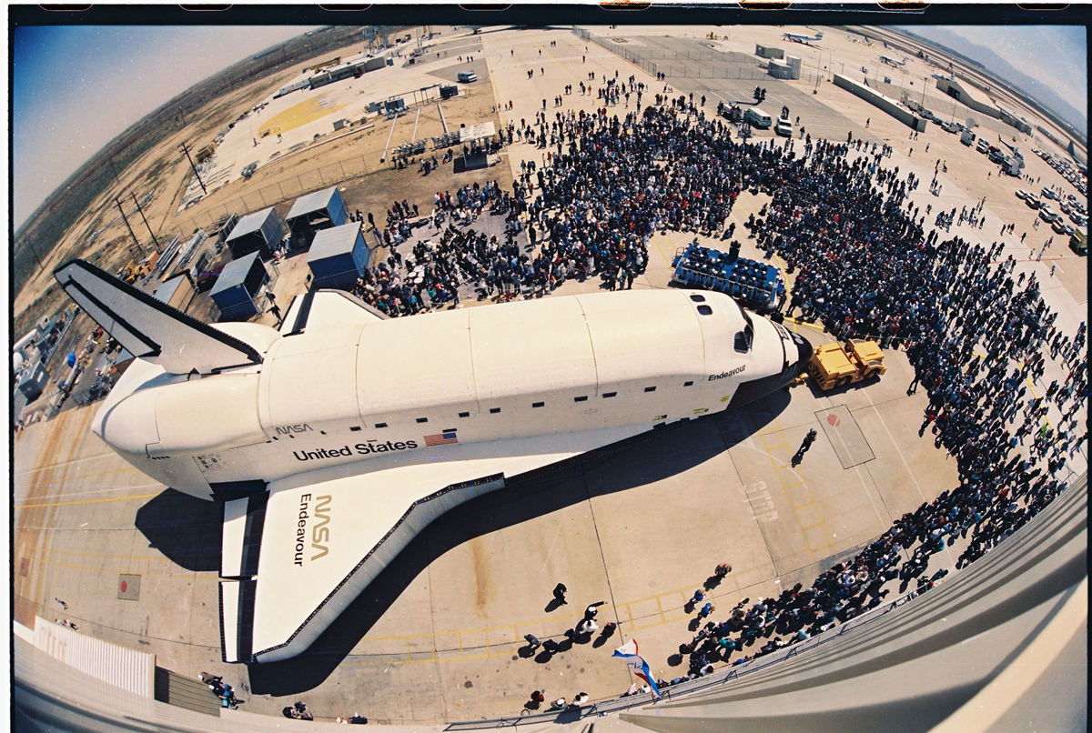 space shuttle endeavour simulator ride