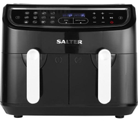 4. Salter EK4548 Dual Cook Pro Air Fryer - Steel &amp; Black | Was £209.99