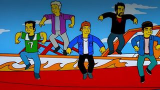 N-Sync on The Simpsons
