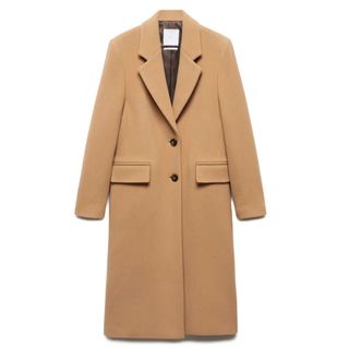 Mango Virgin Wool Blend Coat