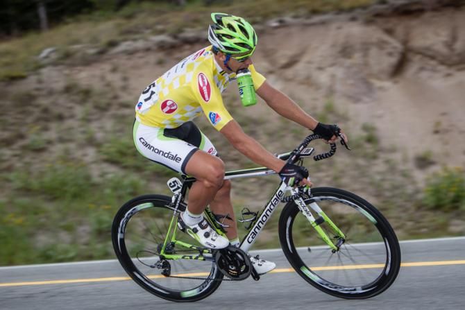 Peter Sagan (Cannondale) maximizes his time on the descent.