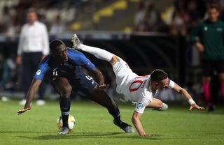 France Under-21 defender Ibrahima Konate, left, is Klopp's only summer signing