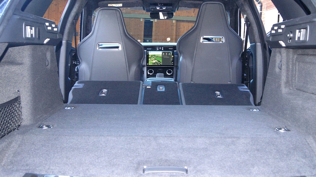 Jaguar F-Pace seats down
