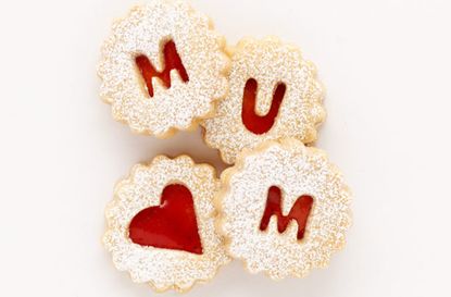 I love you Mum biscuits