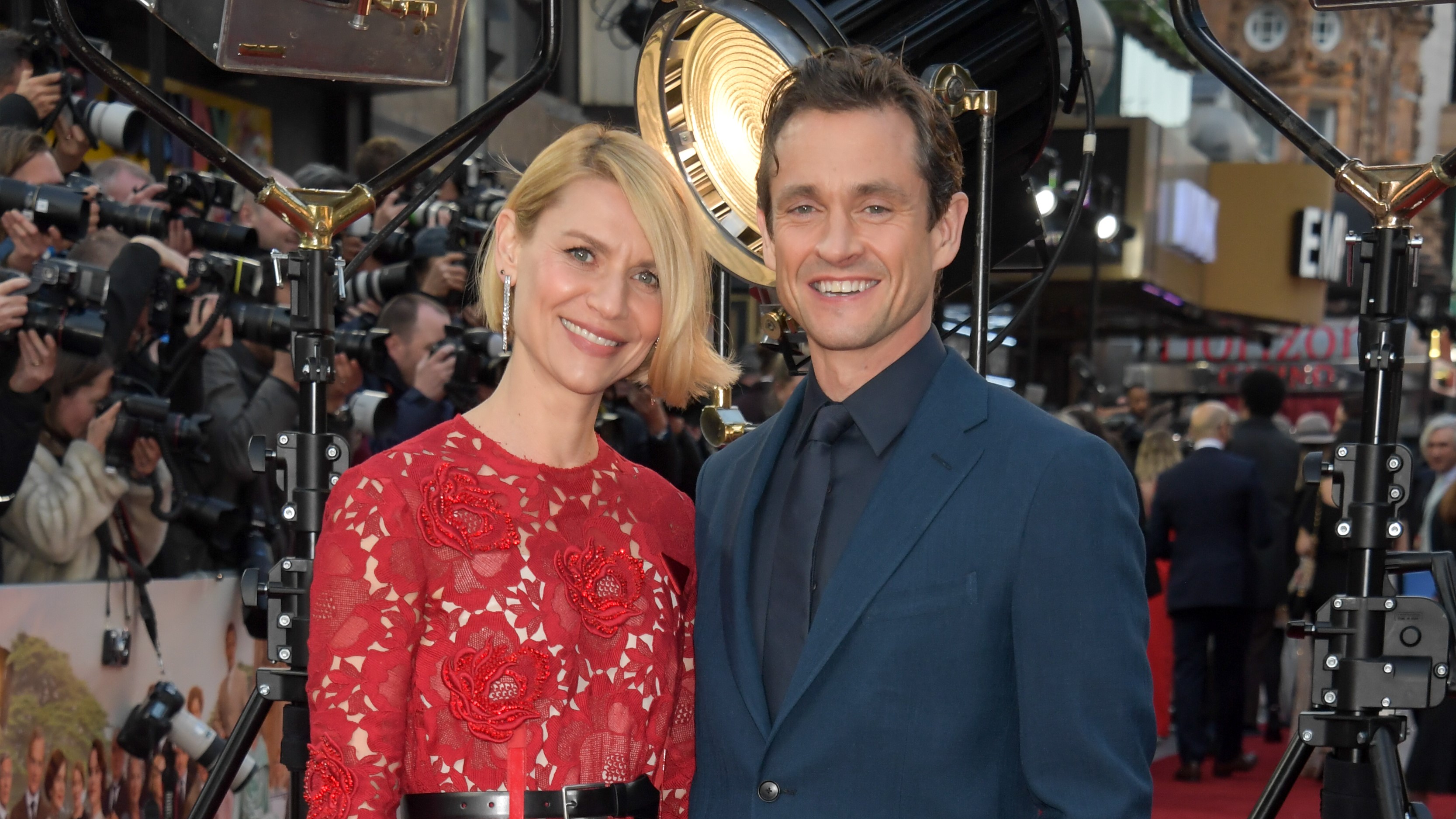 Claire Danes and Hugh Dancy on the red carpet of the Downton Abbey: A New Era world premiere
