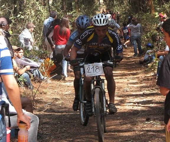 Locals came out to watch the racers.