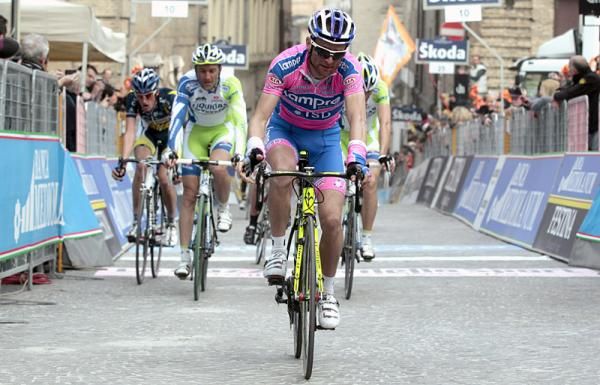Michele Scarponi (Lampre-ISD) finished in third place for stage six.