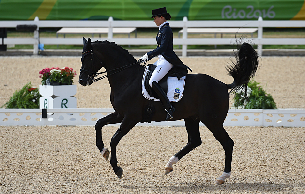 Kristina Broring-Sprehe (GER) riding Desperados FRH at the Rio Olympics