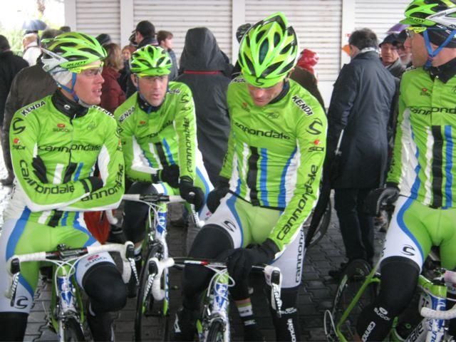 Liquigas-Cannondale riders ready to start. Again.