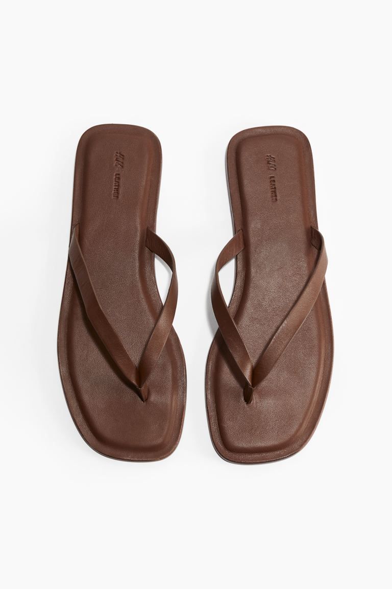 Leather Flip-Flops