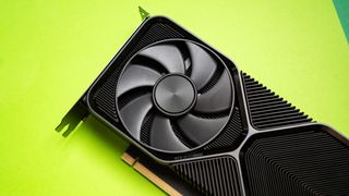 Inlet fan of NVIDIA RTX 4070 Super Founders Edition